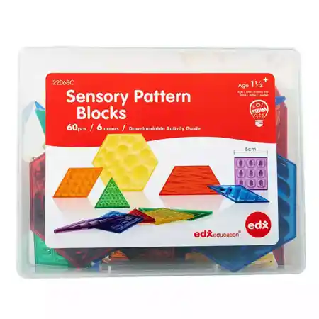 Transparent Sensory Pattern Blocks