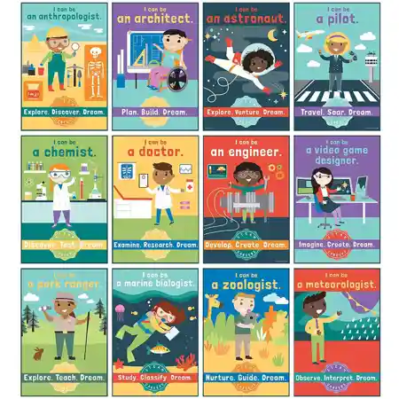 STEAM Careers Chart Set