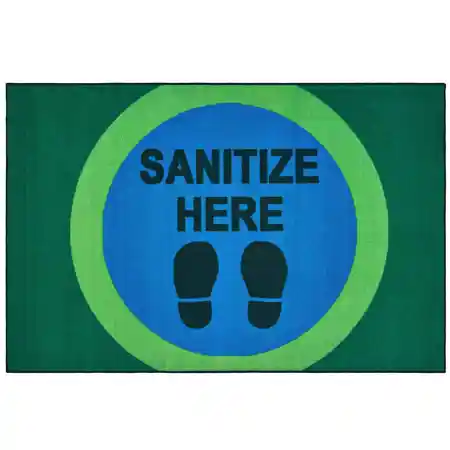 Healthy Habits Collection Sanitize Here Dot Mats™