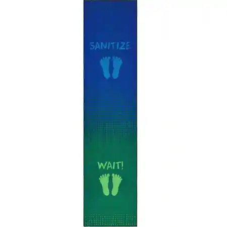 Healthy Habits Collection™ Stand & Wait Here to Sanitize Runner