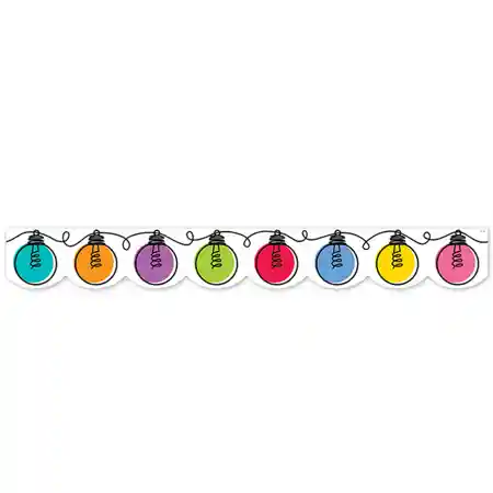 Colorful Doodle Lights EZ Border