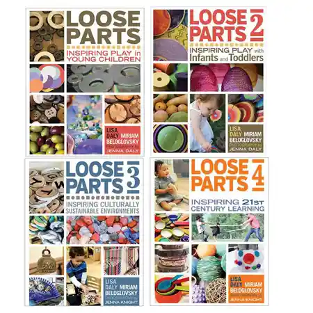 Loose Parts Resource Books, Set of 4