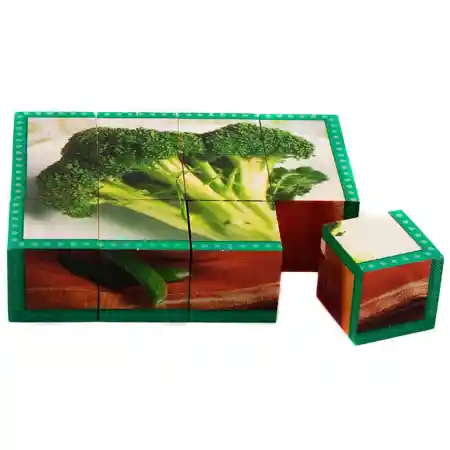Vegetables Cube Puzzle