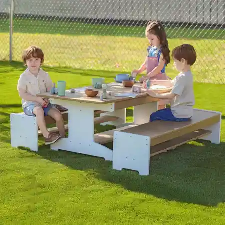 OutdoorED™ Table & Two Benches Set